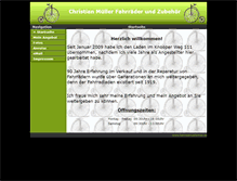 Tablet Screenshot of fahrradmuellerkiel.de